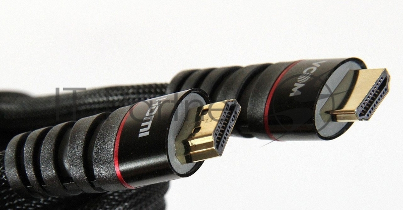 Кабель HDMI 19M/M ver. 2.0 черные коннекторы, 1.8m VCOM <CG526S-B-1.8M> Blister Кабель HDMI 19M/M ver. 2.0 черные коннекторы, 1.8m VCOM <CG526S-B-1.8M> Blister