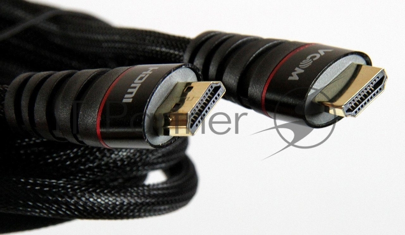Кабель HDMI 19M/M ver. 2.0 черные коннекторы, 3m VCOM <CG526S-B-3M> Blister Кабель HDMI 19M/M ver. 2.0 черные коннекторы, 3m VCOM <CG526S-B-3M> Blister