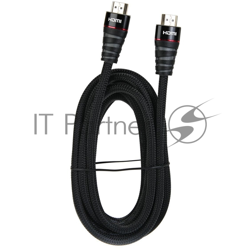 Кабель HDMI 19M/M ver. 2.0 черные коннекторы, 3m VCOM <CG526S-B-3M> Blister Кабель HDMI 19M/M ver. 2.0 черные коннекторы, 3m VCOM <CG526S-B-3M> Blister