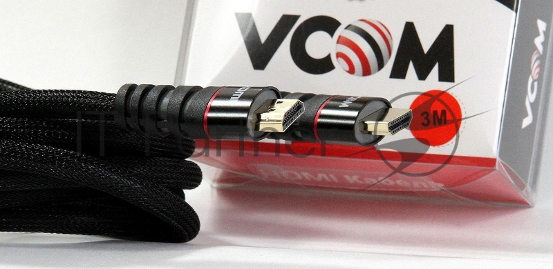 Кабель HDMI 19M/M ver. 2.0 черные коннекторы, 3m VCOM <CG526S-B-3M> Blister Кабель HDMI 19M/M ver. 2.0 черные коннекторы, 3m VCOM <CG526S-B-3M> Blister