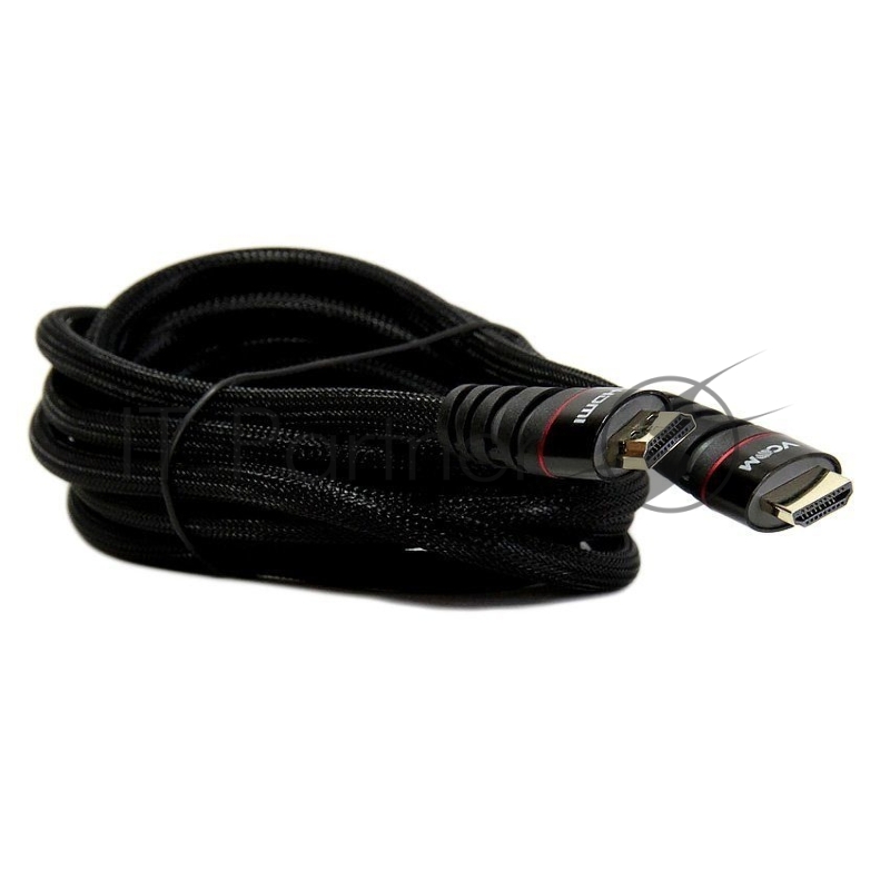 Кабель HDMI 19M/M ver. 2.0 черные коннекторы, 3m VCOM <CG526S-B-3M> Blister Кабель HDMI 19M/M ver. 2.0 черные коннекторы, 3m VCOM <CG526S-B-3M> Blister