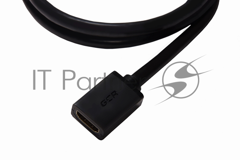 Удлинитель Greenconnect 1.0m v2.0 HDMI-HDMI черный, OD7.3mm, 28/28 AWG, позолоченные контакты, Ethernet 18.0 Гбит/с, 19M / 19F, GCR-HMFR6-BB3S-1m, тройной экран Greenconnect Удлинитель 1.0m v2.0 HDMI-HDMI черный, OD7.3mm, 28/28 AWG, позолоченные конт