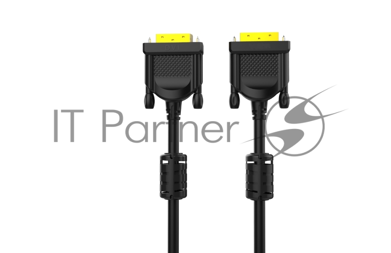 Кабель Aopen DVI (24+1) M/M 1.5m, 2 фильтра Aopen/Qust <ACG442GD-1.5M>