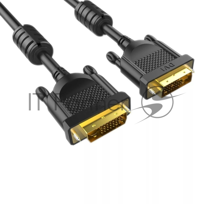 Кабель Aopen DVI (24+1) M/M 1.8m, 2 фильтра Aopen/Qust <ACG442GD-1.8M>