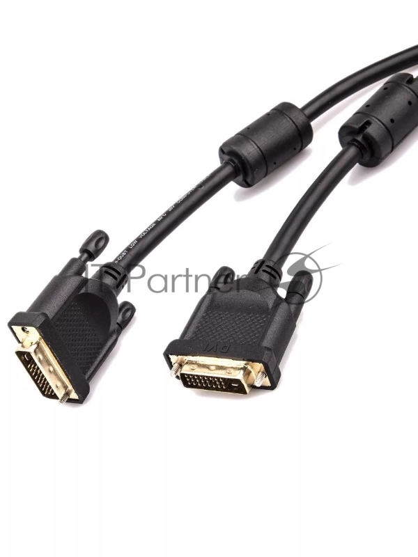 Кабель Aopen DVI (24+1) M/M 3m, 2 фильтра Aopen/Qust <ACG442GD-3M>