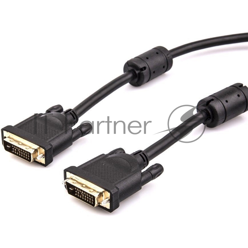 Кабель Aopen DVI (24+1) M/M 5m, 2 фильтра Aopen/Qust <ACG442GD-5M>