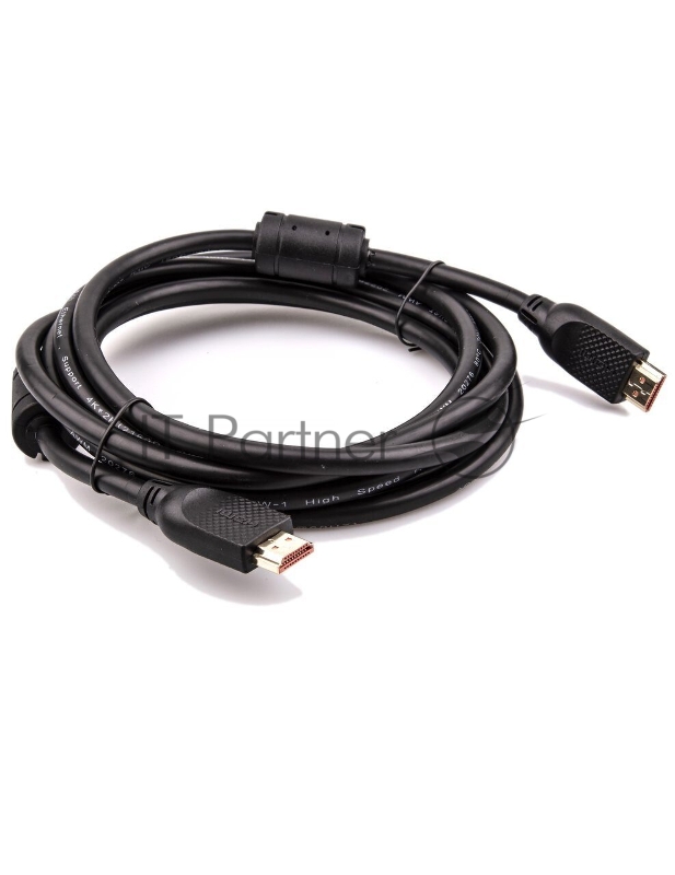 Кабель Aopen HDMI 19M/M ver 2.0, 3М,2 фильтра, Aopen/Qust <ACG517D-3M>