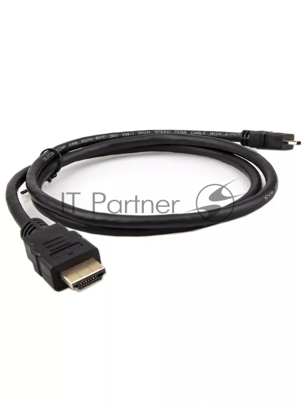 Кабель VCOM/TELECOM HDMI-19M --- MicroHDMI-19M ver 2.0+3D/Ethernet,1m Telecom <TCG206-1M> Кабель HDMI-19M --- MicroHDMI-19M ver 2.0+3D/Ethernet,1m Telecom <TCG206-1M>