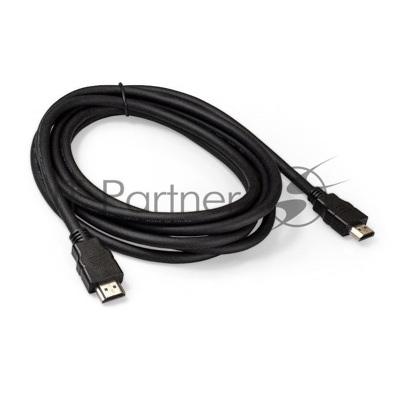 Кабель HDMI ExeGate EX287731RUS EX-CC-HDMI2-3.0 (19M/19M, v2.0, 3м, 4K UHD, Ethernet, позолоченные контакты)