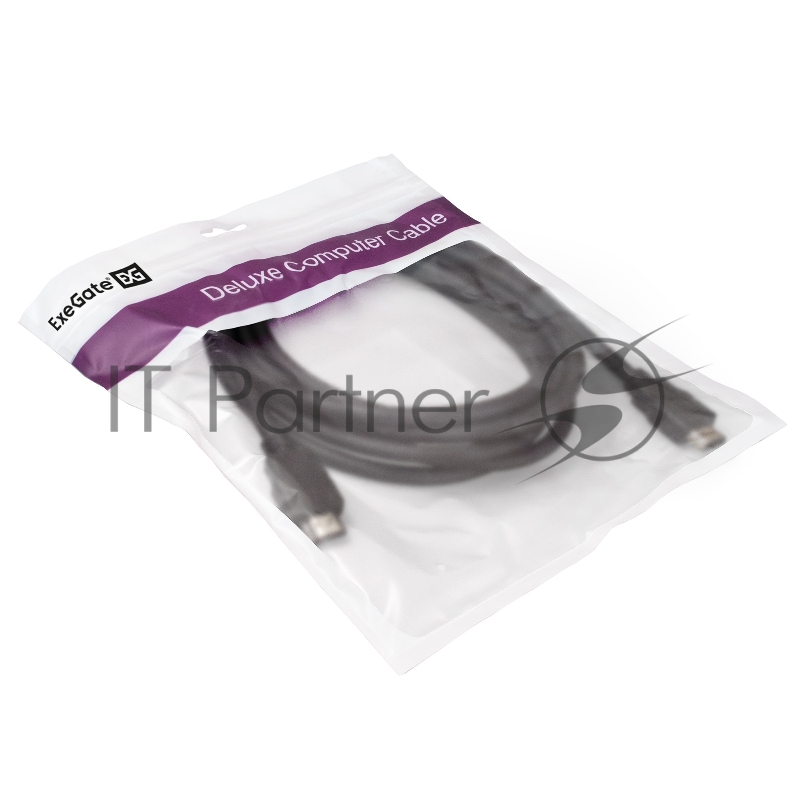 Кабель HDMI ExeGate EX287731RUS EX-CC-HDMI2-3.0 (19M/19M, v2.0, 3м, 4K UHD, Ethernet, позолоченные контакты)