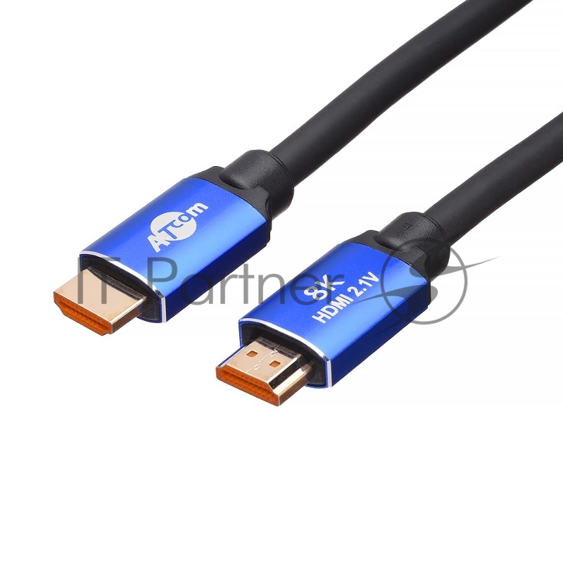 Кабель HDMI 5 m (HIGH speed, Metal gold, впакете) 8K VER 2.1