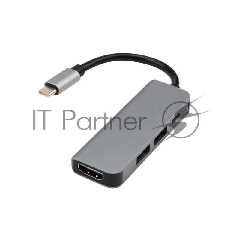 Разветвитель USB Type-C на 4 порта: 1xHDMI/2xUSB 3.0 PD/1xType-C PD REXANT