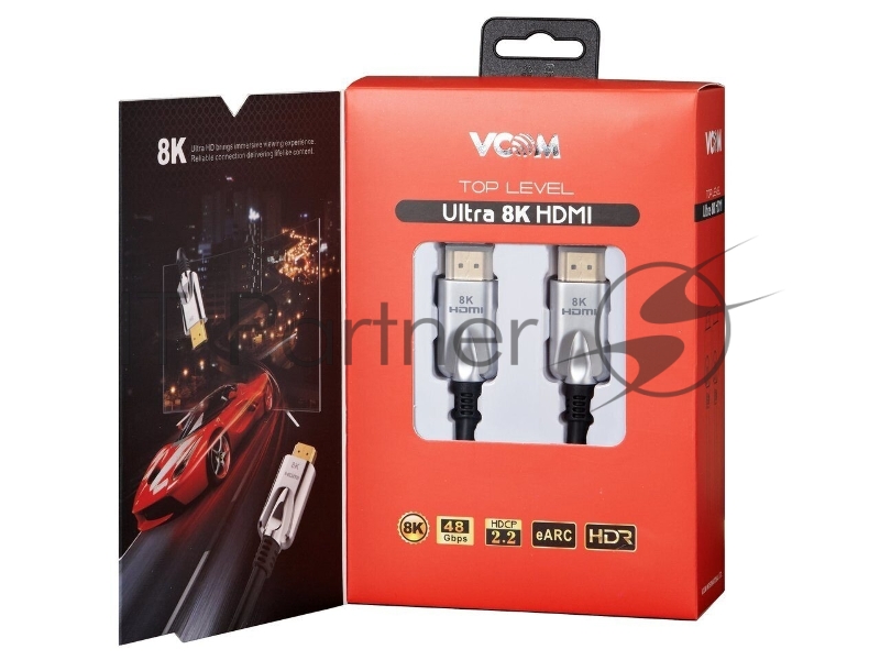 Кабель HDMI 19M/M,ver. 2.1, 8K@60 Hz 1.5m VCOM <CG862-1.5M> VCOM/TELECOM