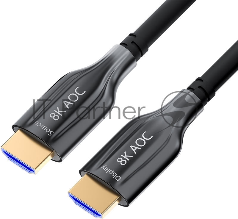 Кабель GCR 40m оптический HDMI 2.1 8K 60Hz, для подключения SmartTV, AppleTV, XBOX Series X, PS5, GCR-52436