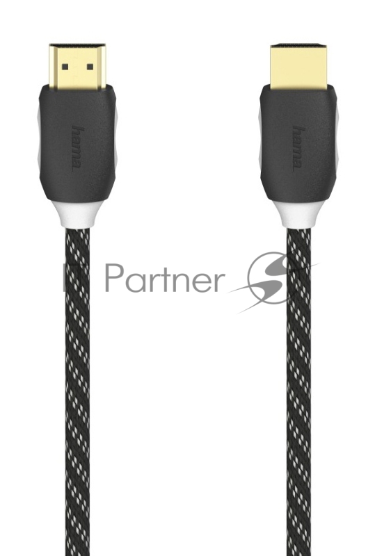 Кабель аудио-видео Hama H-205444 HDMI (m)/HDMI (m) 1.5м. Позолоченные контакты черный (00205444)