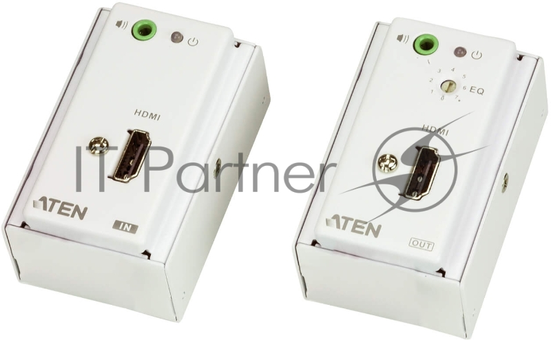 Настенный удлинитель HDMI по кабелю Cat 5, рамка MK (1080p@40м) HDMI/Audio 2xCat 5 Удлинитель с настенной панелью MK (1080p@40 м)