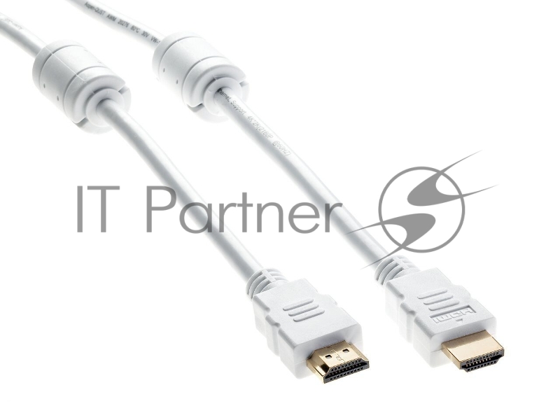 Кабель HDMI 19M/M ver 2.0, 1.8М, белый Aopen/Qust <ACG711DW-1.8M>