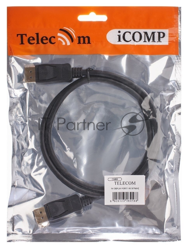 Кабель соединительный DP-DP v1.4, 8K@60Hz, 1m Telecom <CG800-1M>