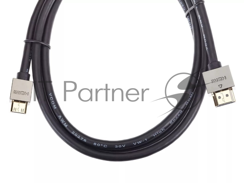 Кабель HDMI-19M --MiniHDMI-19M ver 2.0+3D/Ethernet,1.5m метал разъемы VCOM <CG506AC-1.5M>