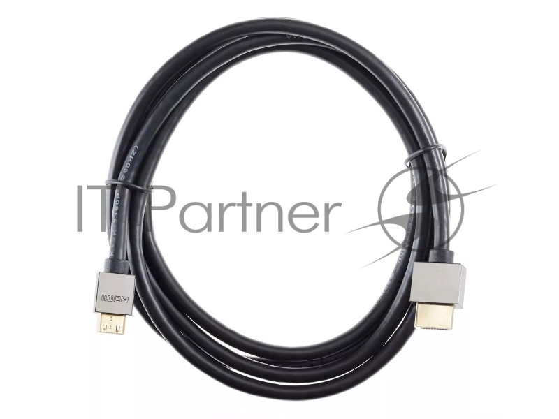 Кабель HDMI-19M --MiniHDMI-19M ver 2.0+3D/Ethernet,1.8m метал разъемы VCOM <CG506AC-1.8M>