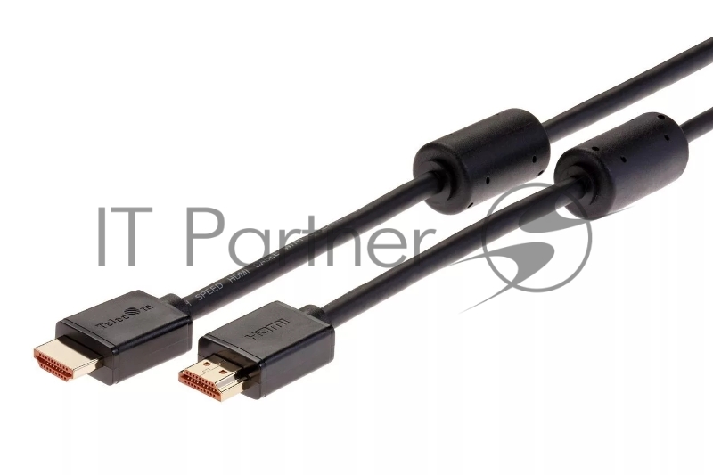 Кабель HDMI-19M --- HDMI-19M ver 2.0+3D/Ethernet ,10m, 2 фильтраTelecom <TCG215F-10M>