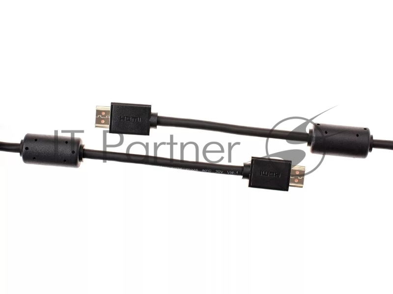 Кабель HDMI-19M --- HDMI-19M ver 2.0+3D/Ethernet ,10m, 2 фильтраTelecom <TCG215F-10M>