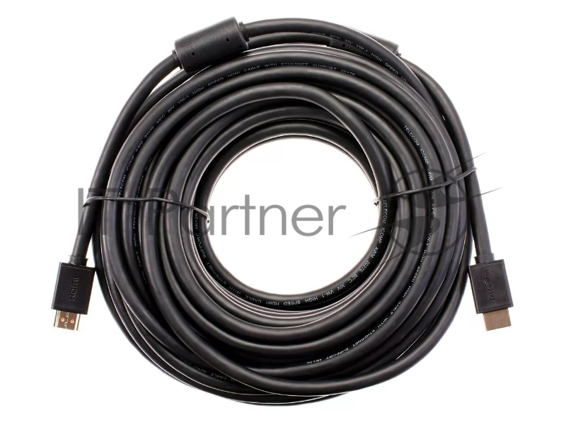 Кабель HDMI-19M --- HDMI-19M ver 2.0+3D/Ethernet ,15m, 2 фильтраTelecom <TCG215F-15M>