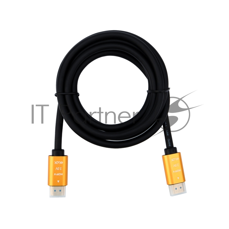 Кабель REXANT HDMI - HDMI 2.0, 2 м Gold