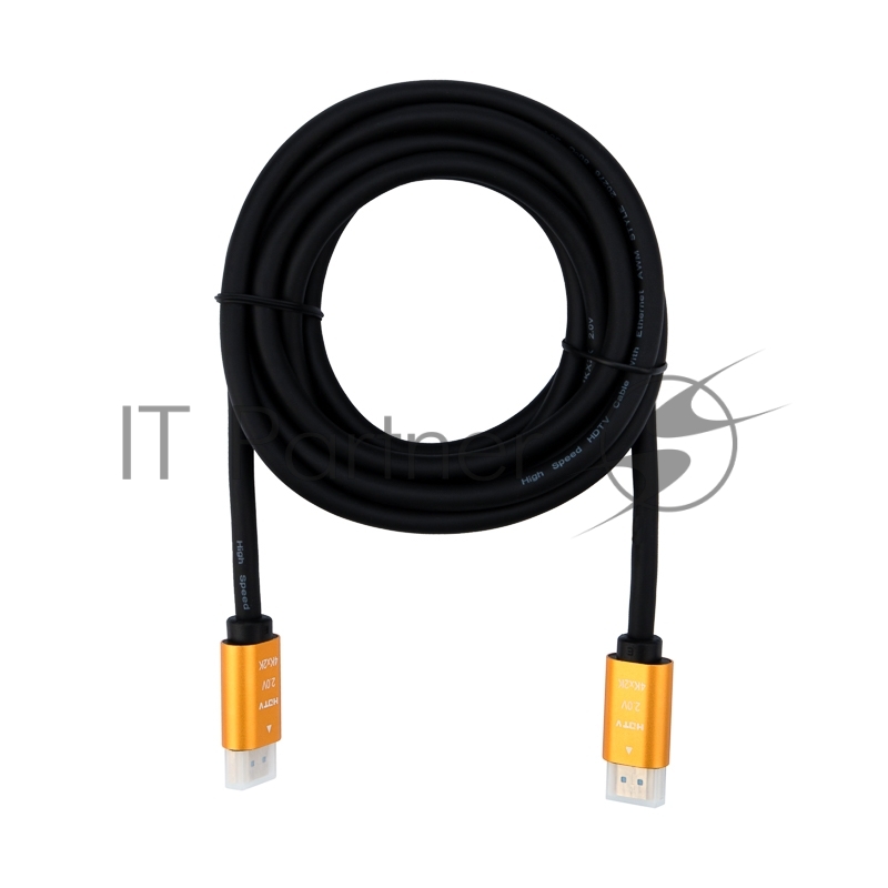 Кабель REXANT HDMI - HDMI 2.0 длина 3 метра (GOLD)