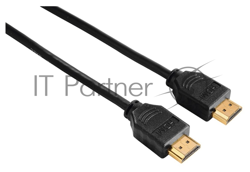 Кабель аудио-видео Hama Ultra High Speed HDMI (f)/HDMI (f) 1.5м. Позолоченные контакты черный (уп.:1шт) (00205002)