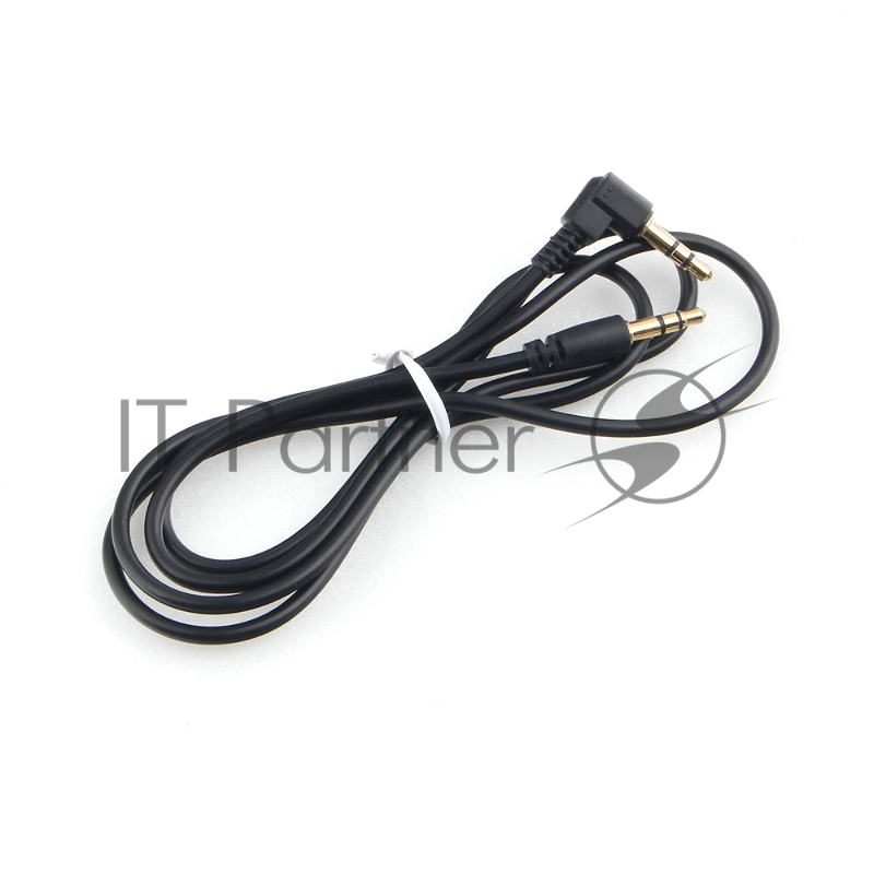 Кабель аудио 90˚ Cablexpert CCAB-01-35MML-1MB, 3.5 джек (M)/3.5 джек (M), черный, 1м, блистер