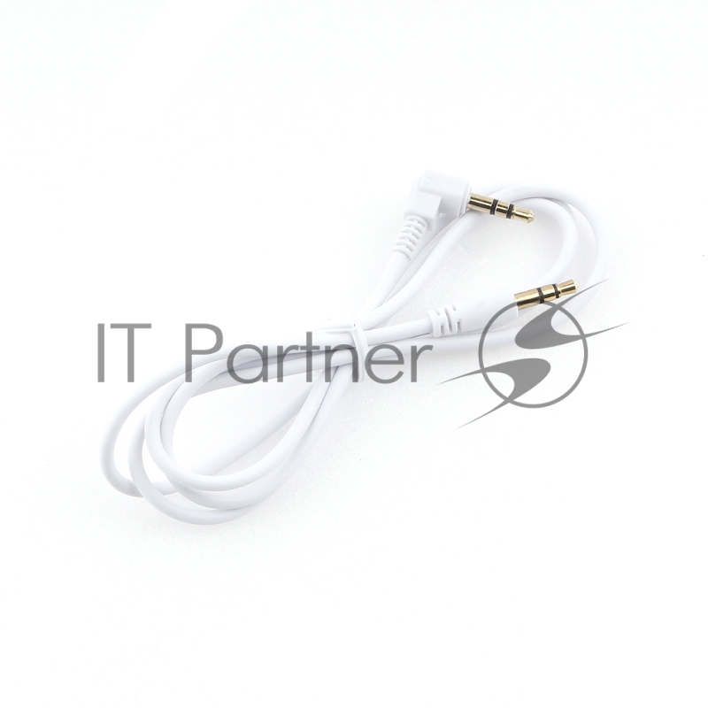 Кабель аудио 90˚ Cablexpert CCAB-01-35MML-1MW, 3.5 джек (M)/3.5 джек (M), белый, 1м, блистер