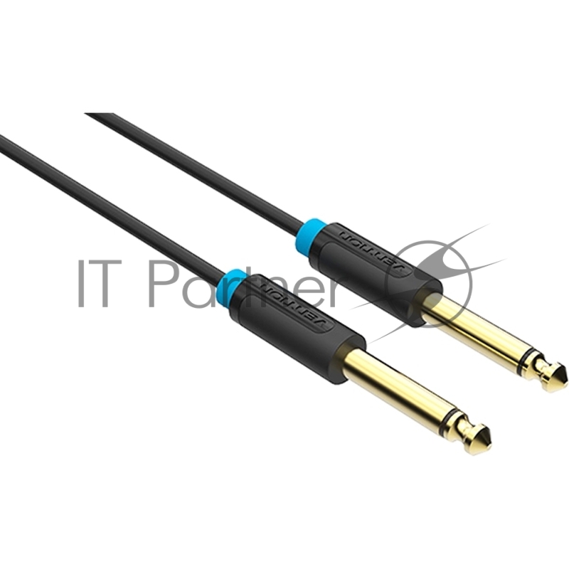 Кабель Vention аудио Jack 6,35 mm M/6.35 M - 1 м BAABF