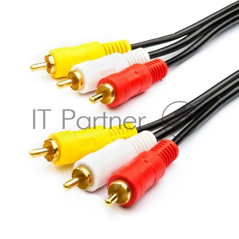Кабель AUDIO-VIDEO 3RCA 1.5M AT1003 ATCOM