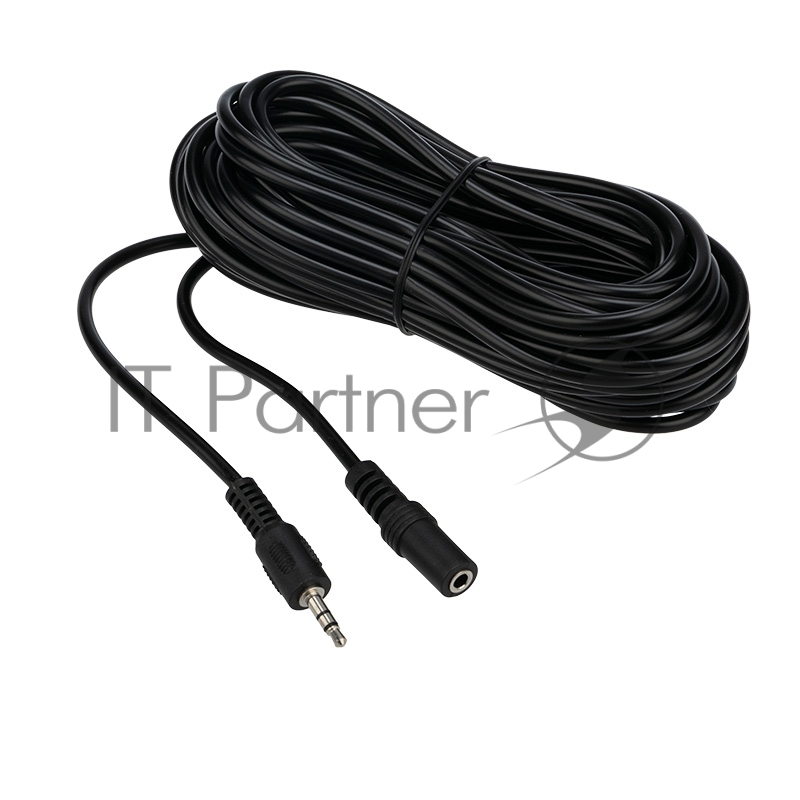 Шнур Стерео 3,5 мм гнездо - Стерео 3,5 мм штекер, длина 10 метров REXANT