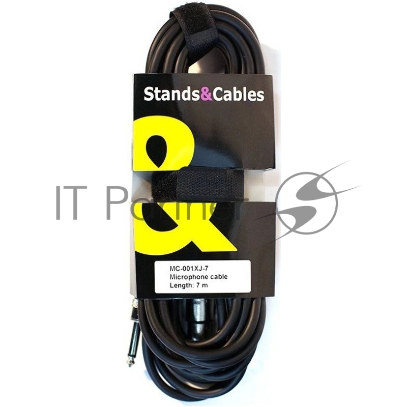Микрофонный кабель XLR мама - JACK моно, длина 7 метров STANDS & CABLES MC-001XJ-7