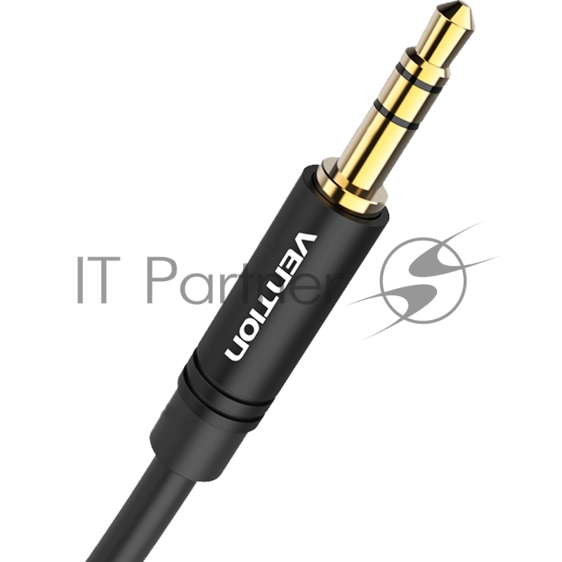 Кабель Vention аудио Jack 3,5 mm M/Jack 3,5 mm M - 1м Черный Кабель Vention аудио Jack 3,5 mm M/Jack 3,5 mm M - 1м Черный