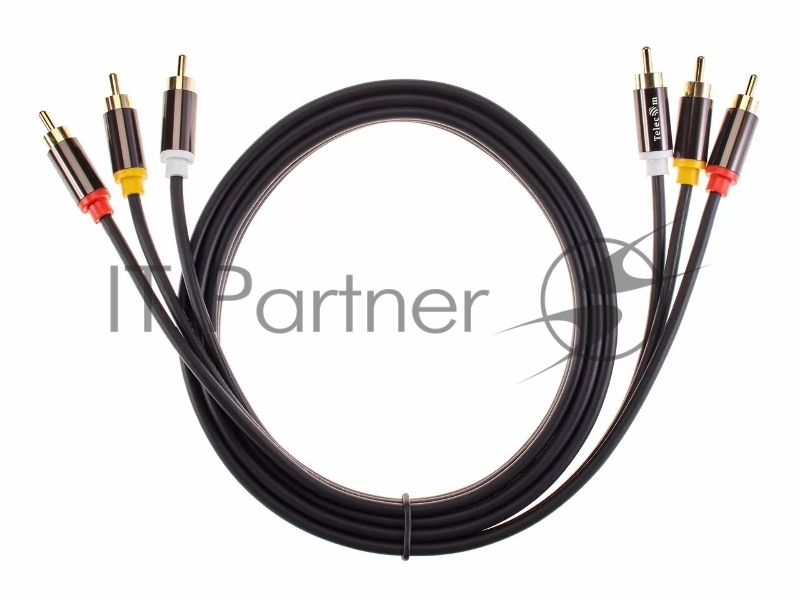 Кабель соединит 3xRCA (M) - 3xRCA (M), 1.5m TelecomPRO<TAV7150M-1.5M>