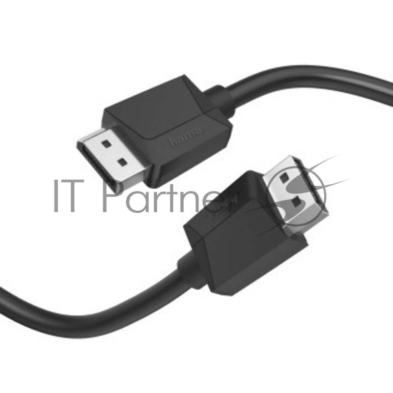 Кабель аудио-видео Hama Display Port 1,2 DisplayPort (f)/DisplayPort (f) 1.5м. черный (уп.:1шт) (00200696)