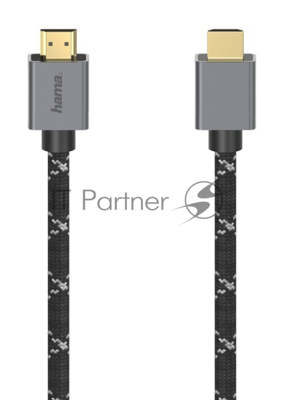 Кабель аудио-видео Hama Ultra High Speed HDMI 8K HDMI (m)/HDMI (m) 2м. Позолоченные контакты серый (уп.:1шт) (00200504)