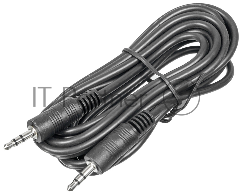 Кабель соединительный аудио-видео Buro BAAC002-1 Jack 3.5 (m)/Jack 3.5 (m) 1м. черный