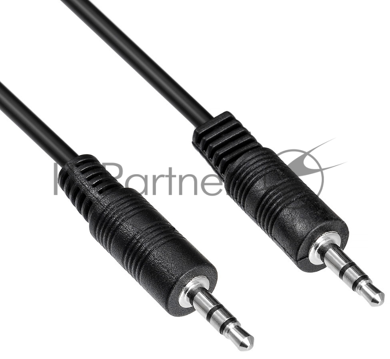 Кабель соединительный аудио-видео Buro BAAC002-2 Jack 3.5 (m)/Jack 3.5 (m) 2м. черный