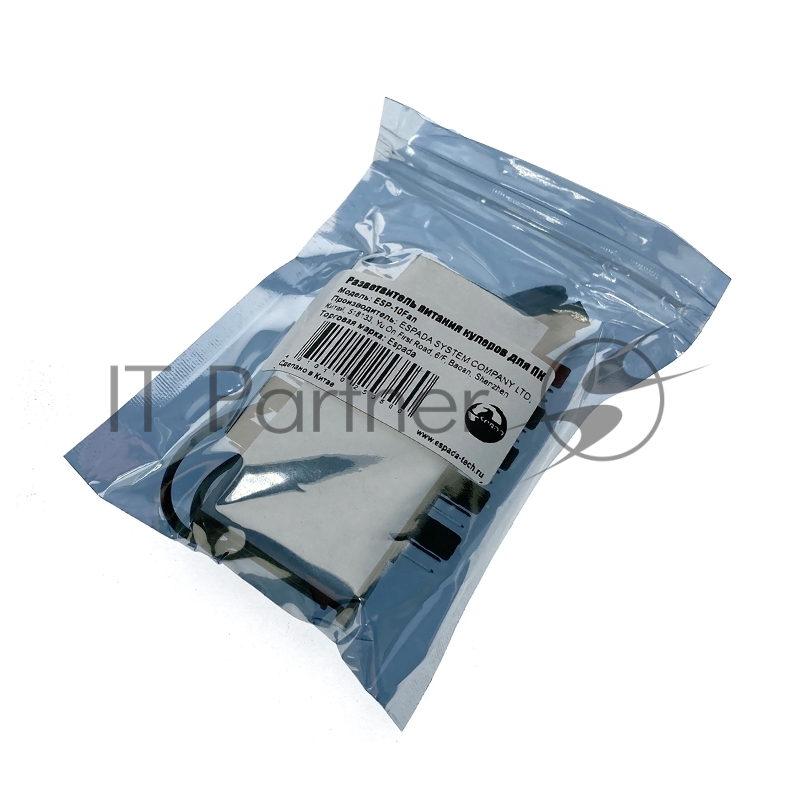 Разветвитель питания кулеров Espada ESP-10Fan (45239)