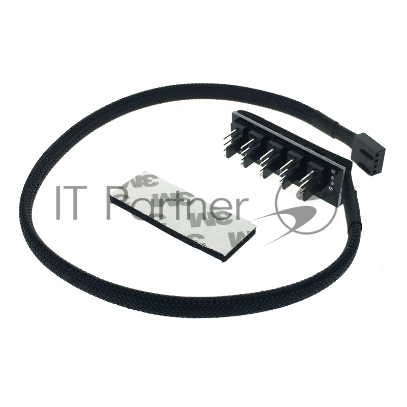 Разветвитель splitter 4pin to 5 * 4 pin для подключения кулеров E5pwm4pin Espada / к одному разъему на материнской плате до 5 вентиляторов /.(44786)