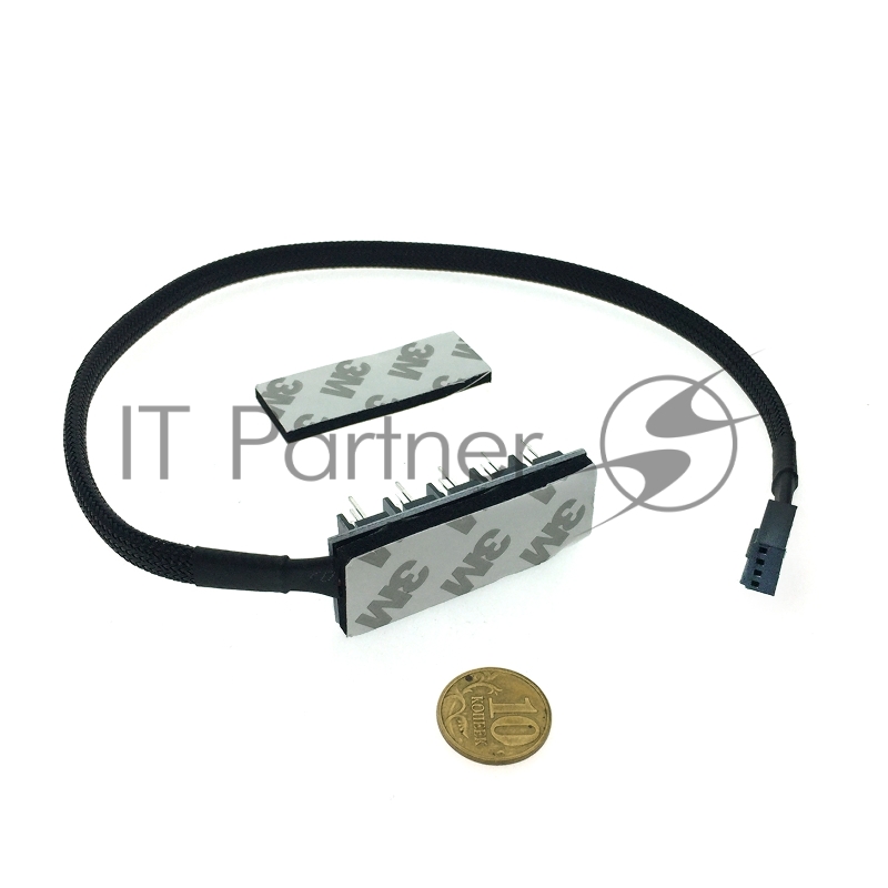 Разветвитель splitter 4pin to 5 * 4 pin для подключения кулеров E5pwm4pin Espada / к одному разъему на материнской плате до 5 вентиляторов /.(44786)