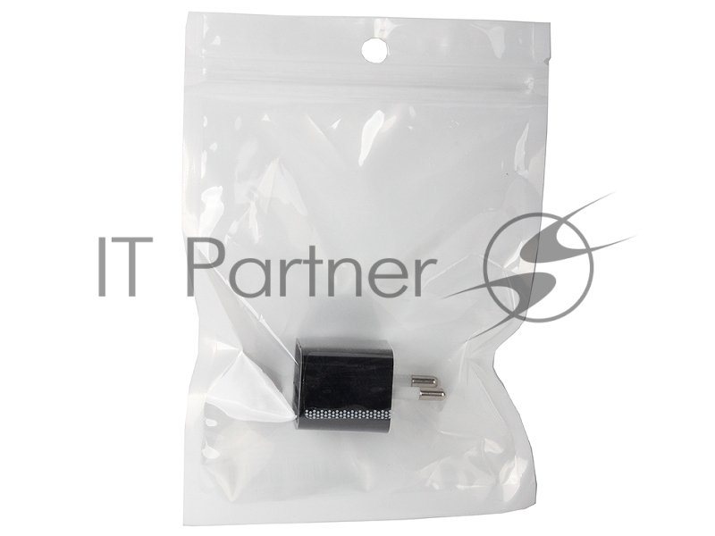 Зарядное устройство/адаптер питания USB от эл.сети Orient PU-2301, выход 5В/1000мА, черный