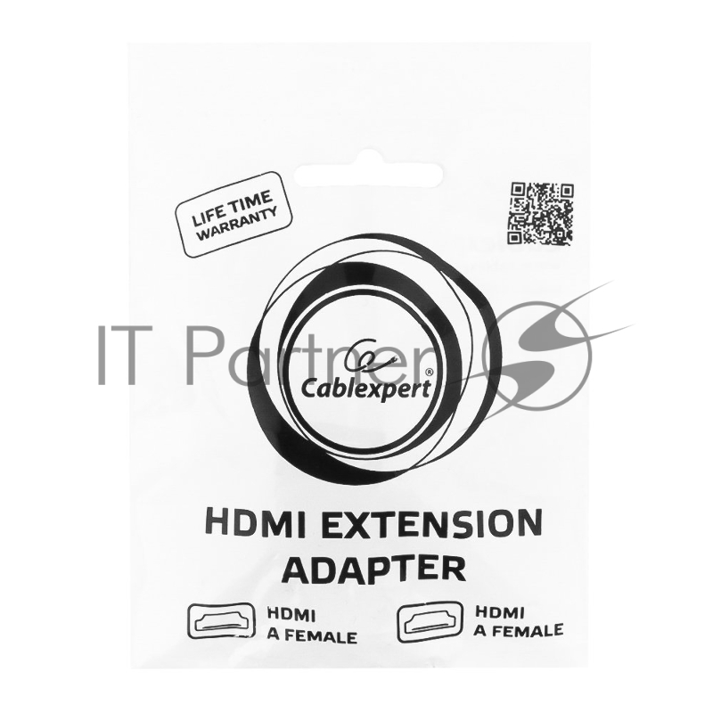 Переходник Gembird Переходник HDMI-HDMI 19F/19F, угловой, золотые разъемы, пакет A-HDMI-FFL