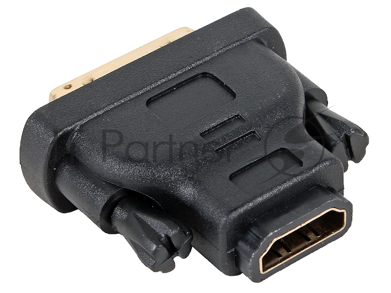 Переходник Aopen HDMI 19F to DVI-D 25M позолоченные контакты <ACA312>