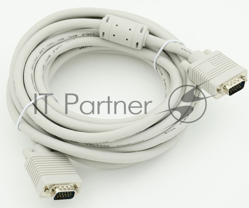 Кабель монитор - SVGA card (15M-15M) 2 filters 5m