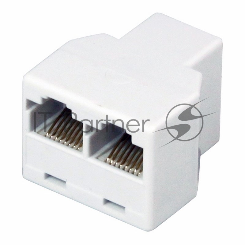 Переходник Rexant (03-0103) Компьютерный двойник (гнездо - 2 гнезда) 8Р-8С